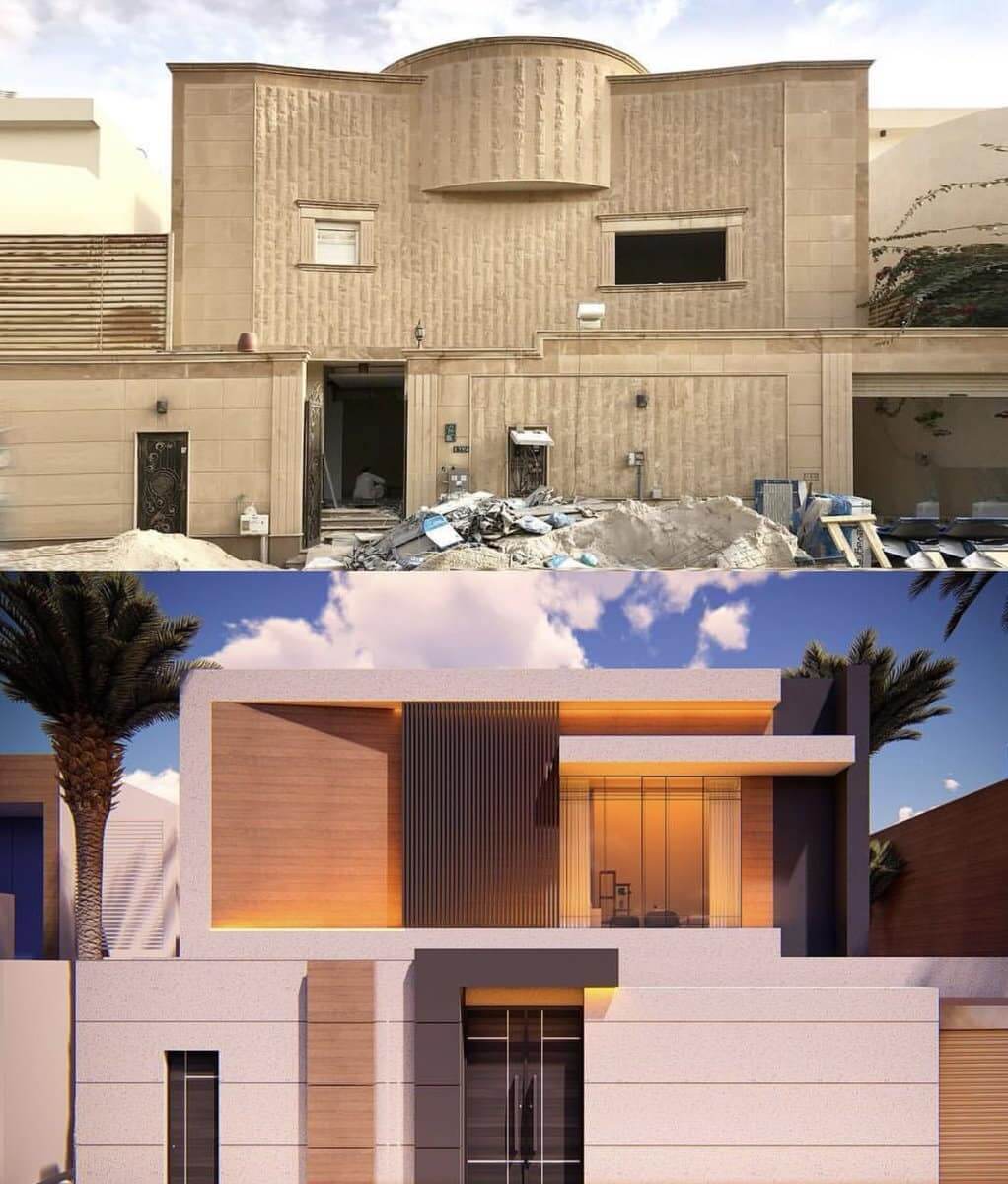 واجهات منازل